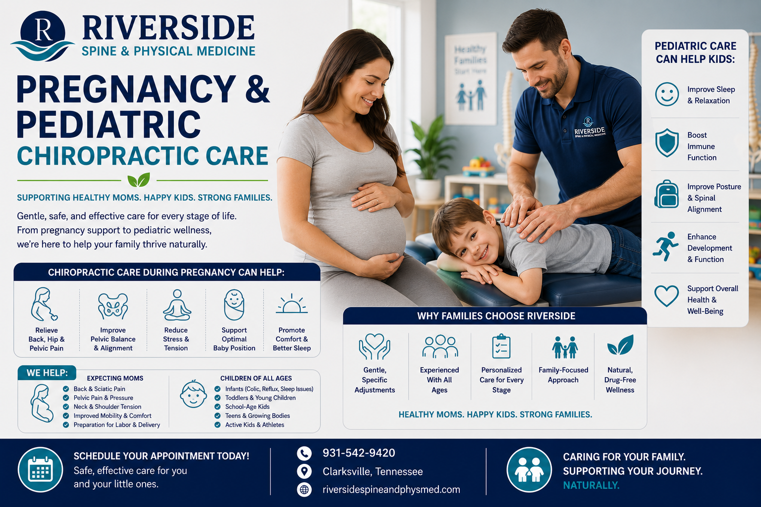 Pregnancy and Pediatric Chiropractic Care In Clarksville